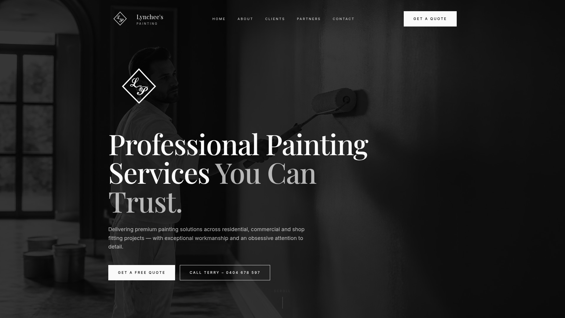 Lynchee's Painting — website designed by WAWebStudio